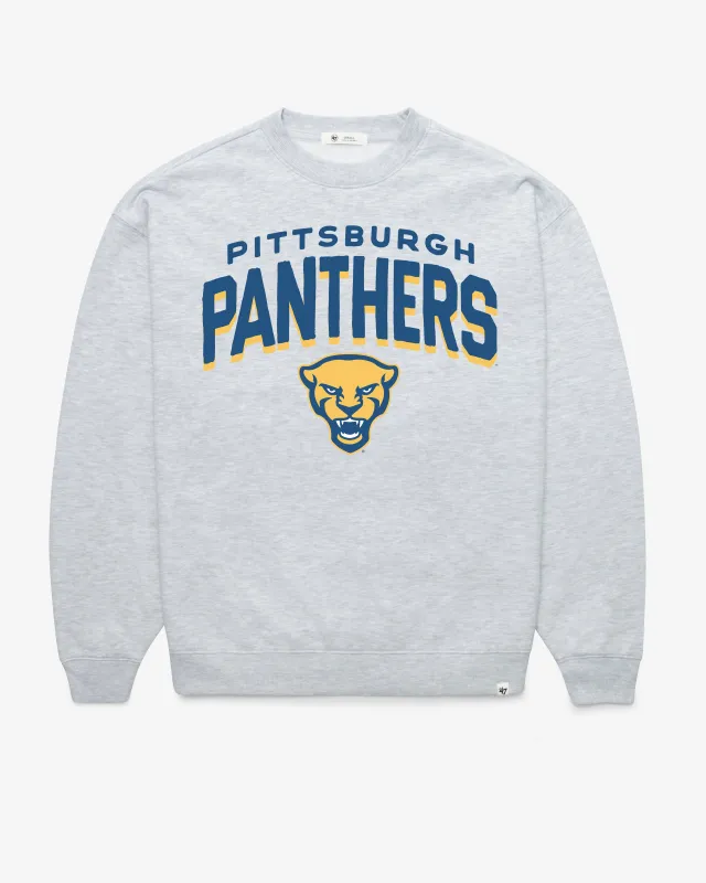 PITTSBURGH PANTHERS CAMPUS ARCH CLOUD '47 OVERSIZED CREW WOMENS sold by 47
