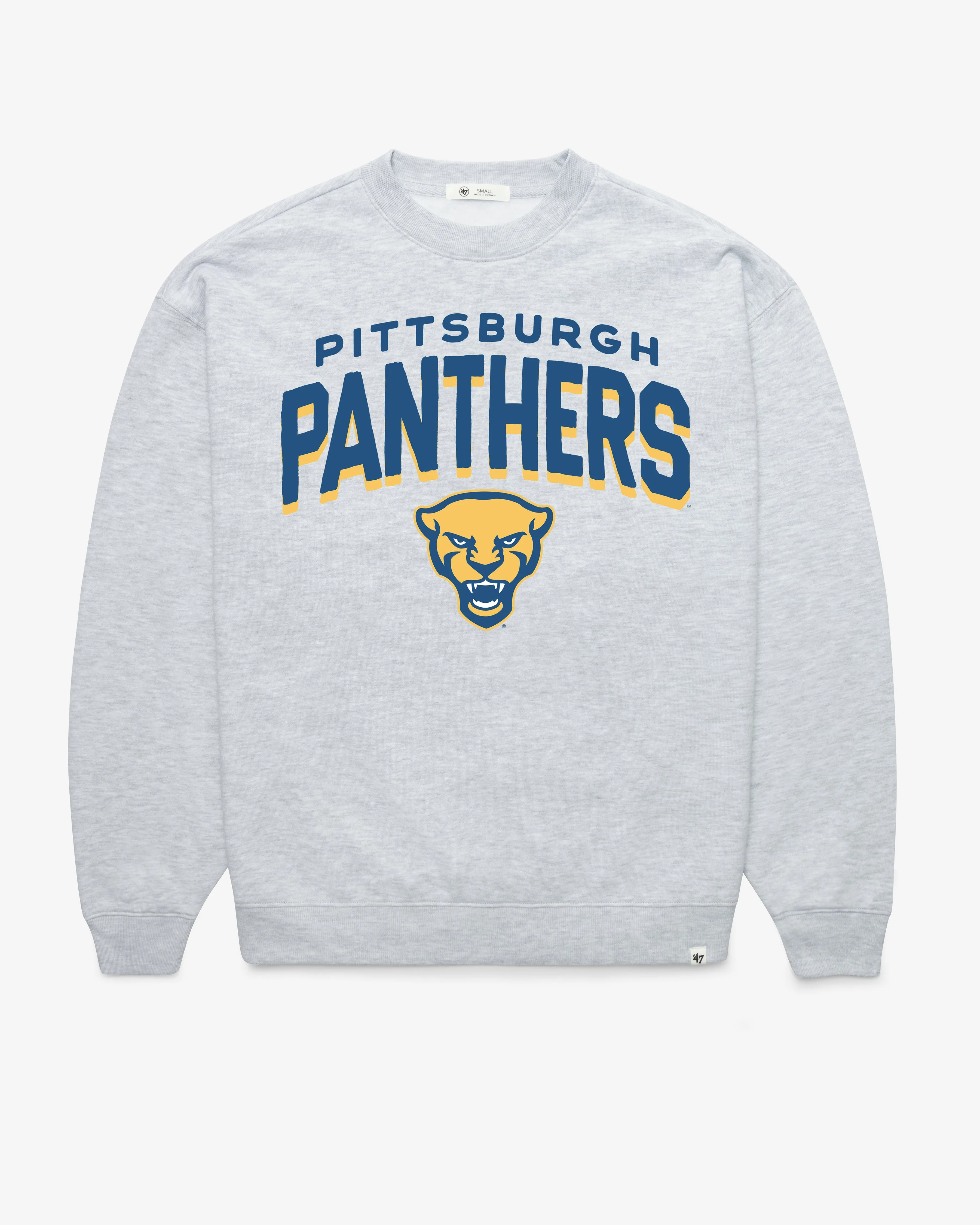 PITTSBURGH PANTHERS CAMPUS ARCH CLOUD '47 OVERSIZED CREW WOMENS sold by 47