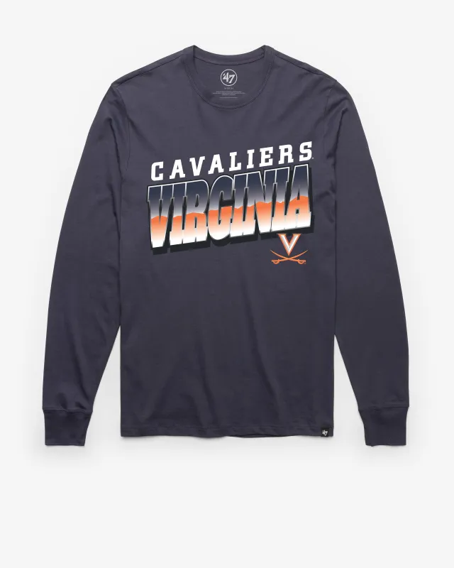 VIRGINIA CAVALIERS POLISHED '47 FRANKLIN LONG SLEEVE TEE made by 47