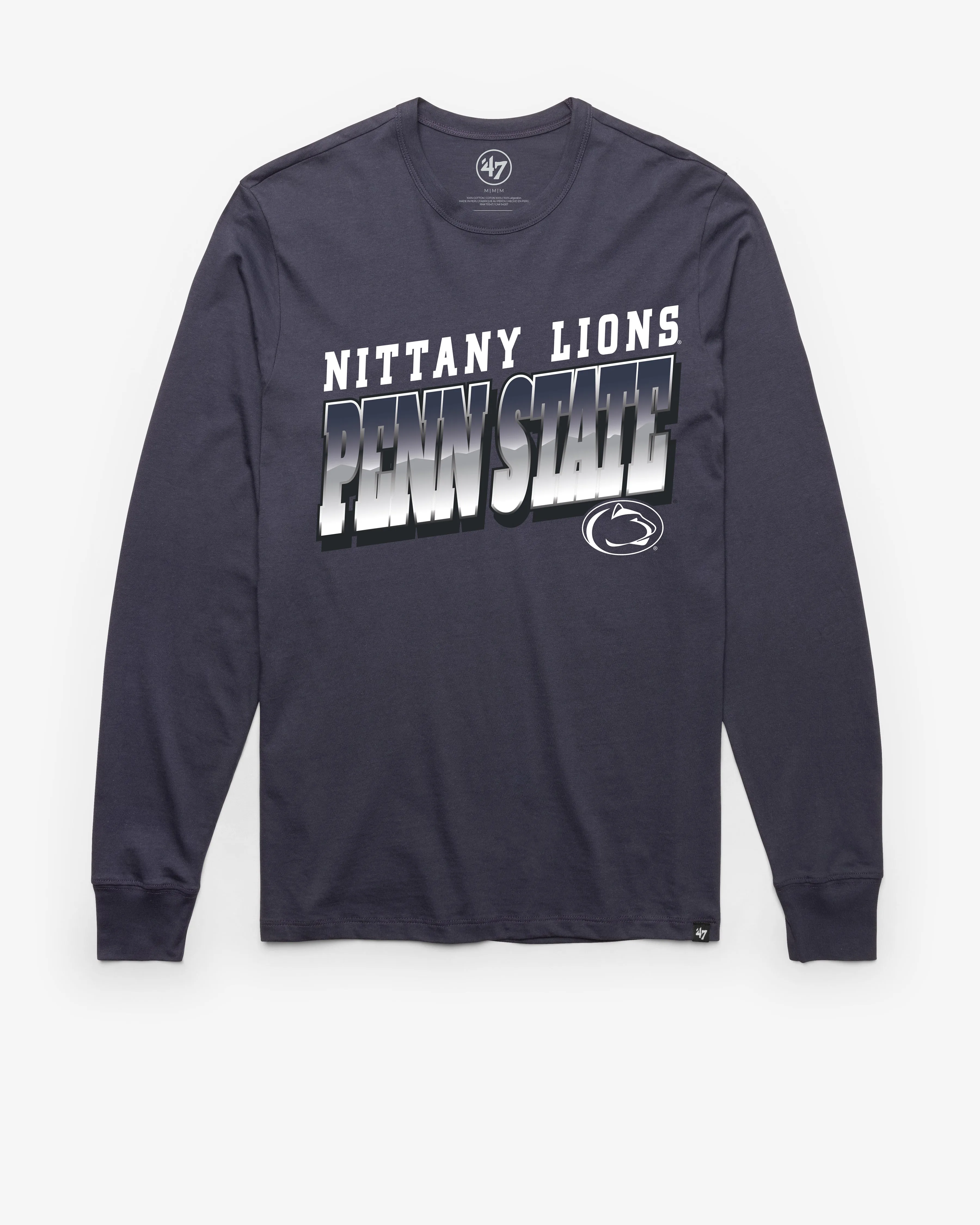 PENN STATE NITTANY LIONS POLISHED '47 FRANKLIN LONG SLEEVE TEE sold by 47