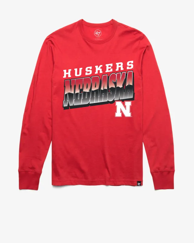 NEBRASKA CORNHUSKERS POLISHED '47 FRANKLIN LONG SLEEVE TEE sold by 47