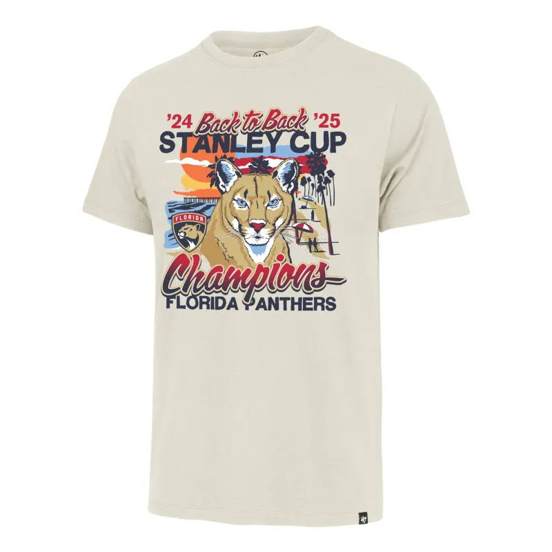 FLORIDA PANTHERS STANLEY CUP CHAMPS '47 FRANKLIN TEE sold by 47