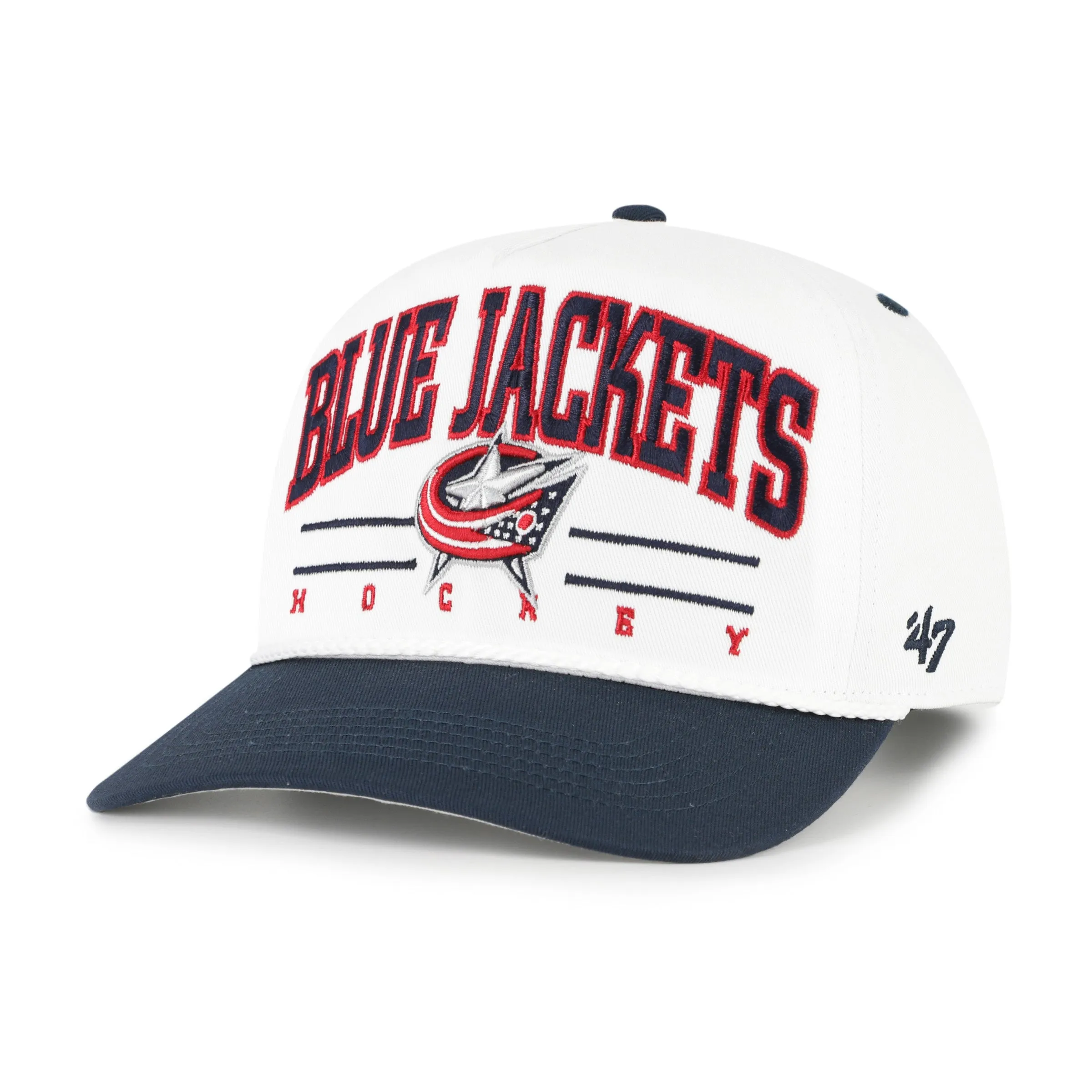 COLUMBUS BLUE JACKETS ROSCOE ROPE TWO TONE '47 HITCH sold by 47