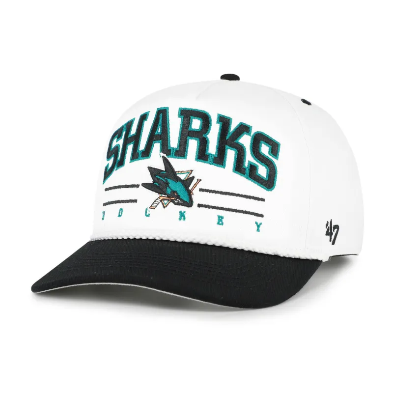 SAN JOSE SHARKS ROSCOE ROPE TWO TONE '47 HITCH sold by 47