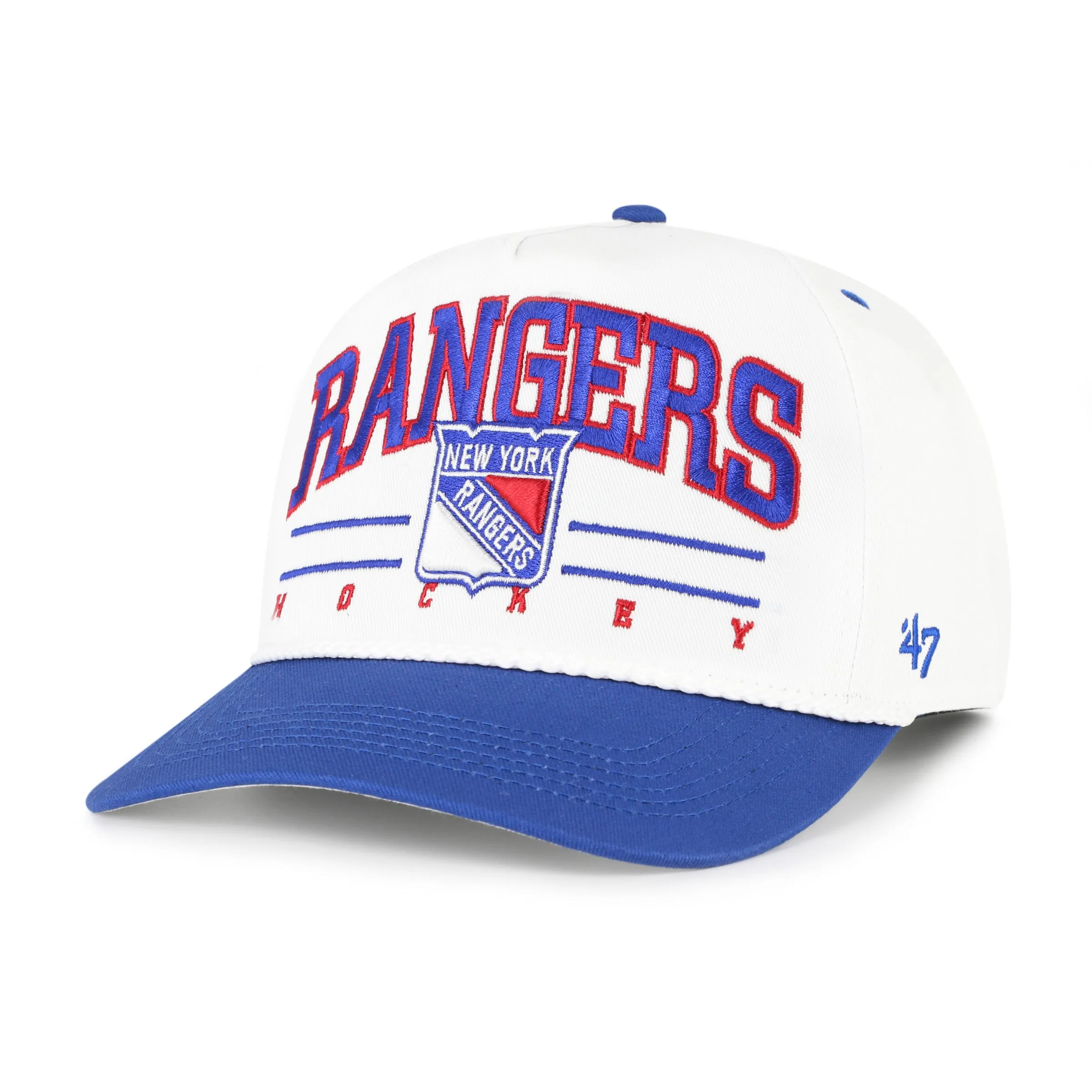 NEW YORK RANGERS ROSCOE ROPE TWO TONE '47 HITCH sold by 47
