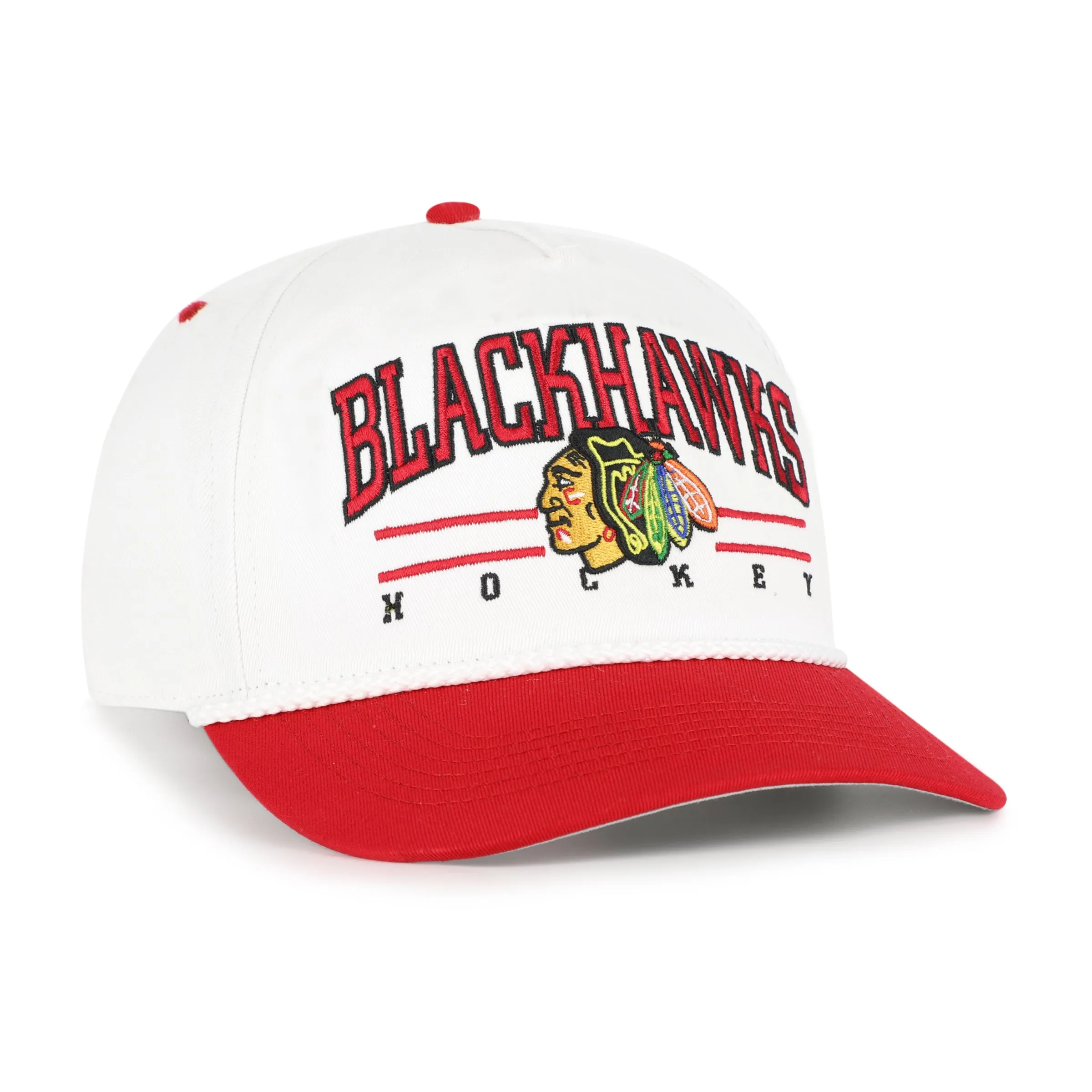 CHICAGO BLACKHAWKS ROSCOE ROPE TWO TONE '47 HITCH sold by 47 product image thumbnail 4