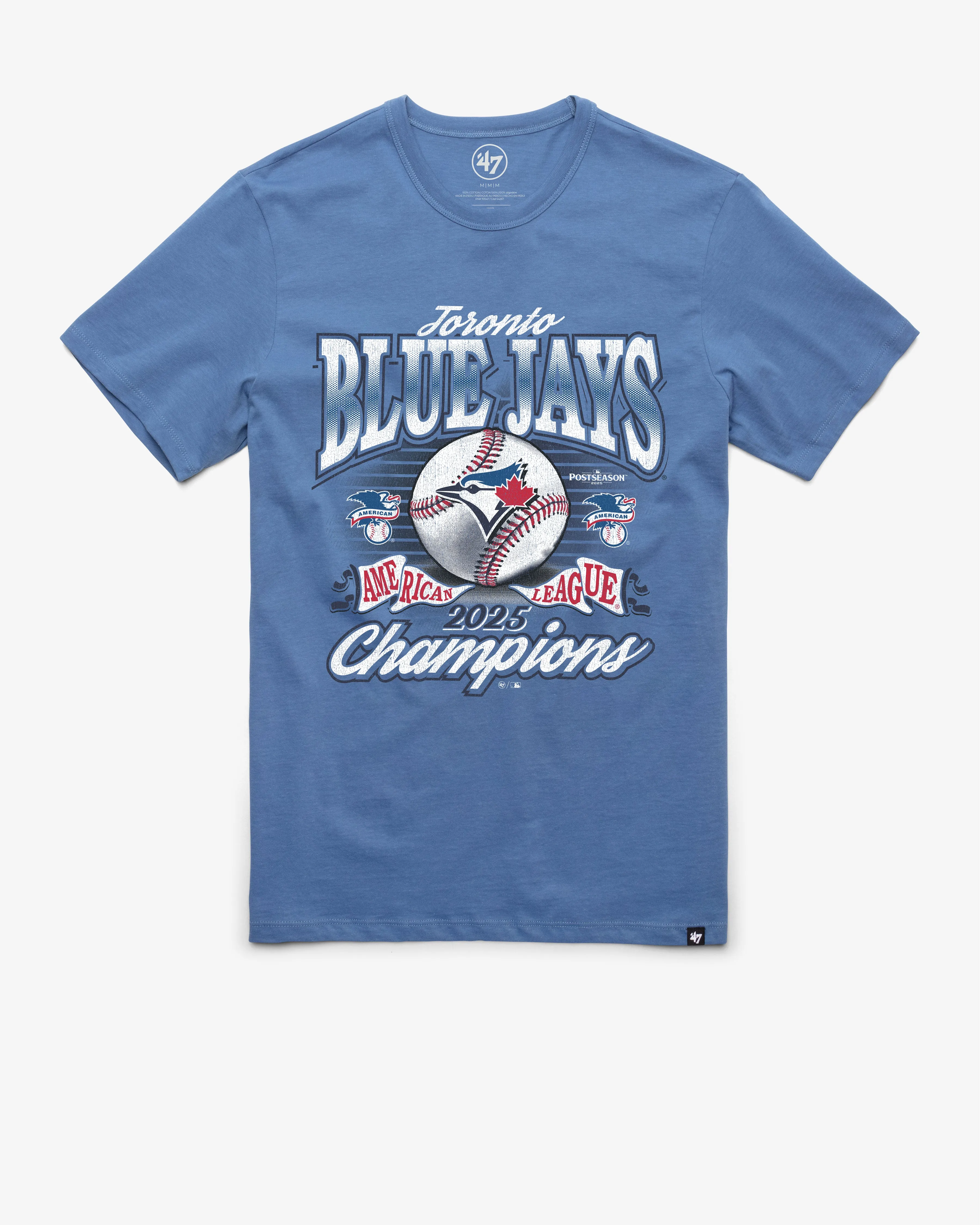 TORONTO BLUE JAYS 2025 AMERICAN LEAGUE CHAMPIONS '47 FRANKLIN TEE sold by 47