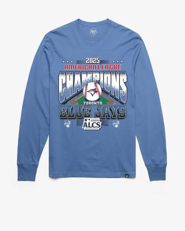TORONTO BLUE JAYS 2025 AMERICAN LEAGUE CHAMPIONS '47 FRANKLIN LONG SLEEVE TEE sold by 47