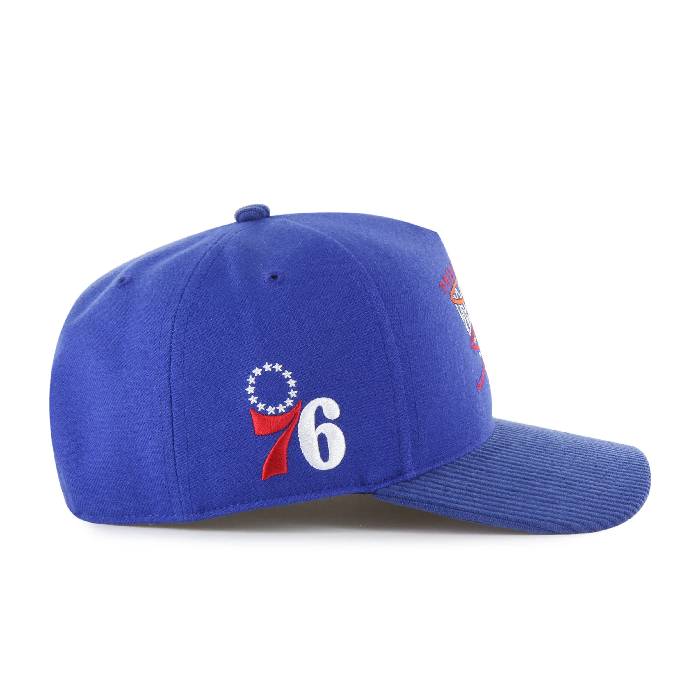 PHILADELPHIA 76ERS HOOPS CORD '47 HITCH RF RELAXED FIT sold by 47 product image thumbnail 2
