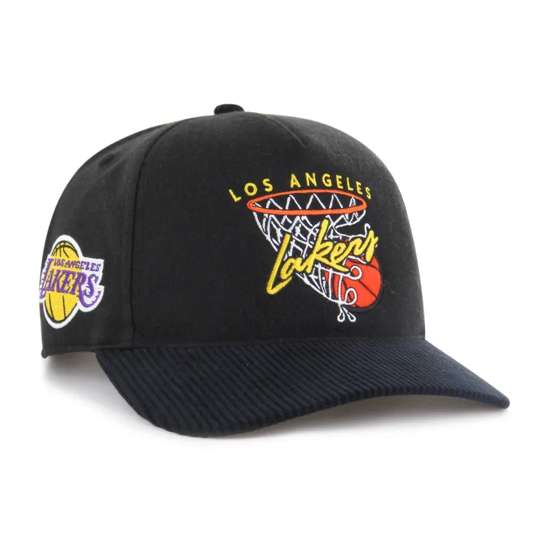 LOS ANGELES LAKERS HOOPS CORD '47 HITCH RF RELAXED FIT made by 47