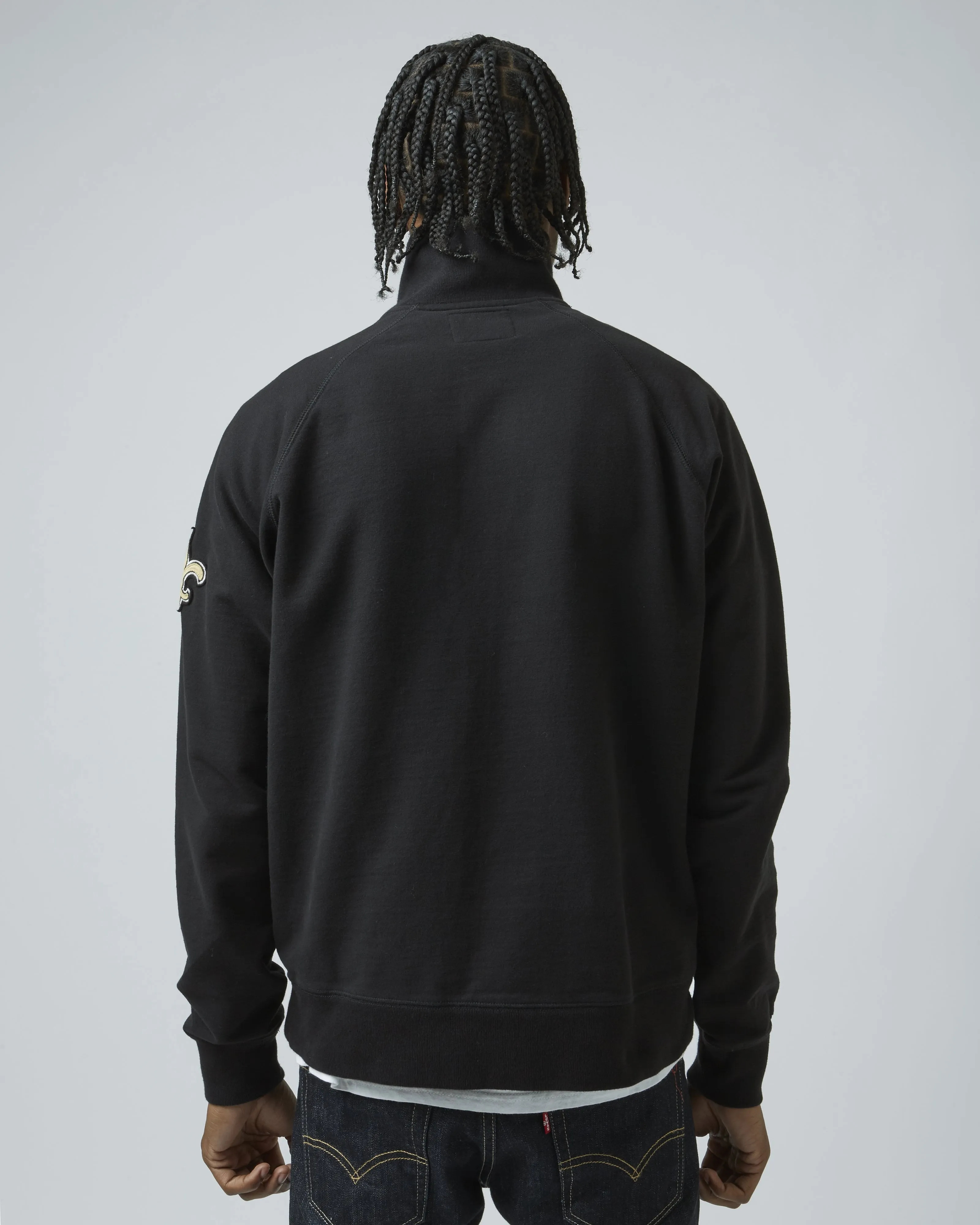 NEW ORLEANS SAINTS BANKS '47 HARRIS SCRIMMAGE 1/4 ZIP sold by 47 product image thumbnail 4