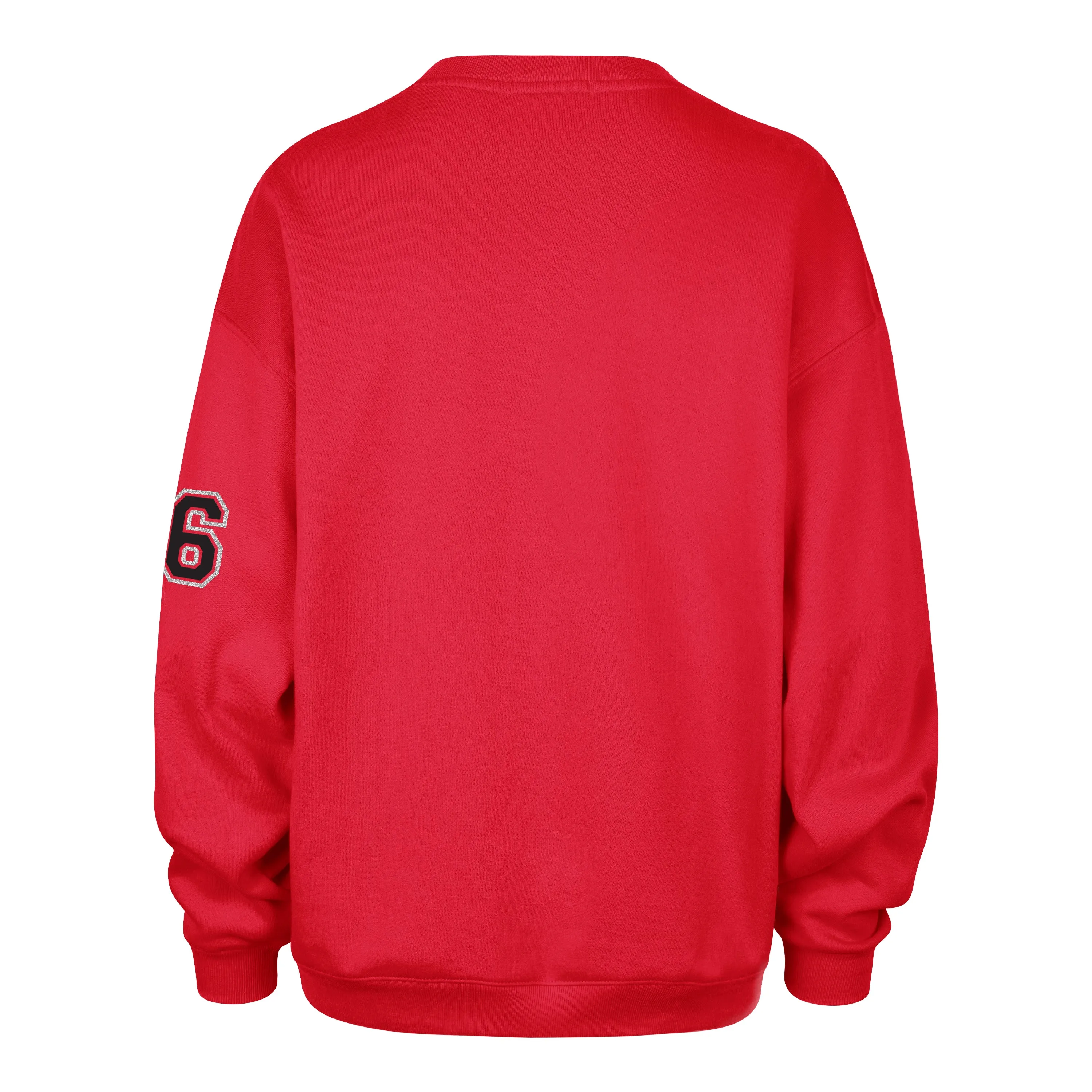 SAN FRANCISCO 49ERS STONEY CLOVER LANE X '47 OVERSIZED GLITTER ARCH CREW WOMENS sold by 47 product image thumbnail 2