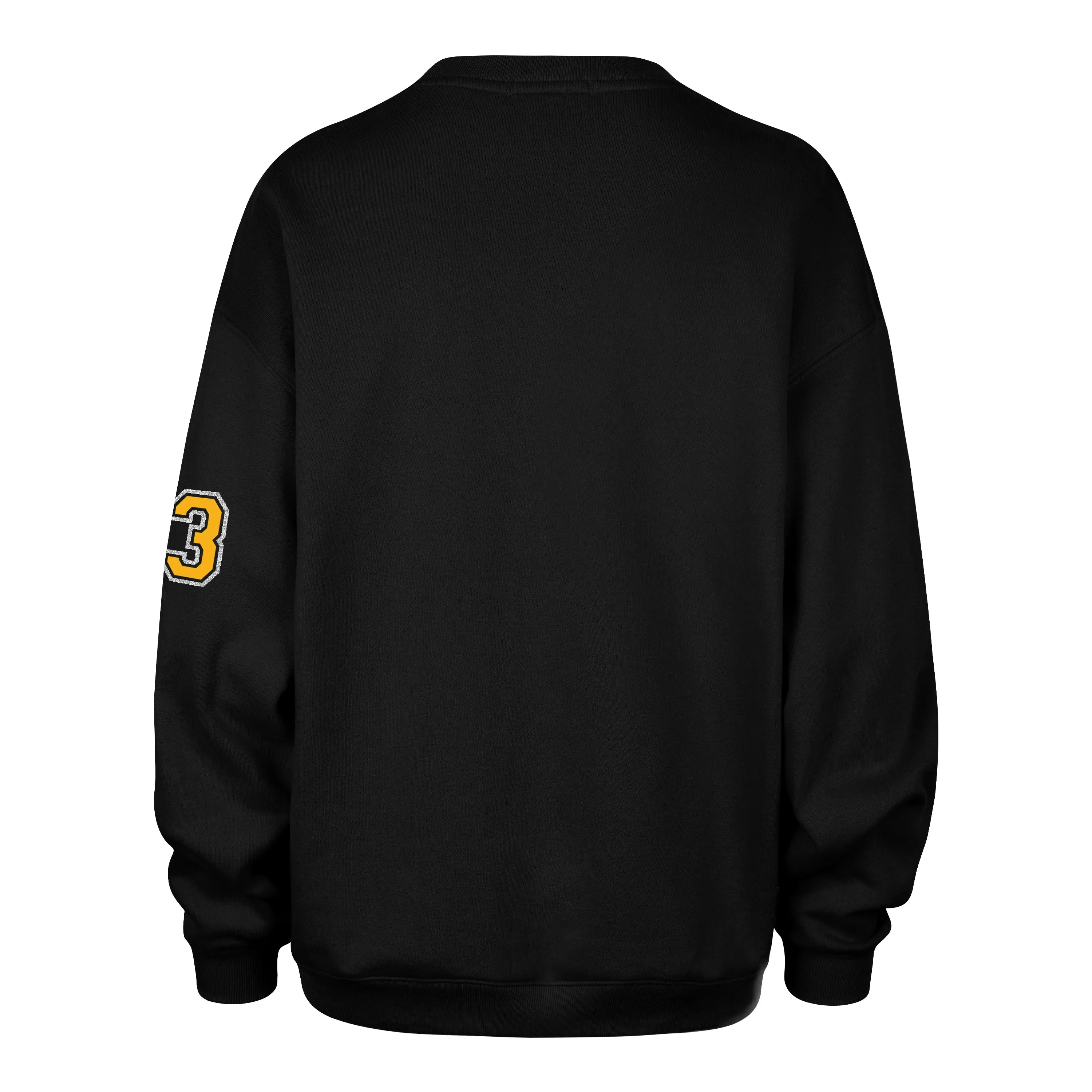 PITTSBURGH STEELERS STONEY CLOVER LANE X '47 OVERSIZED GLITTER ARCH CREW WOMENS sold by 47 product image thumbnail 2