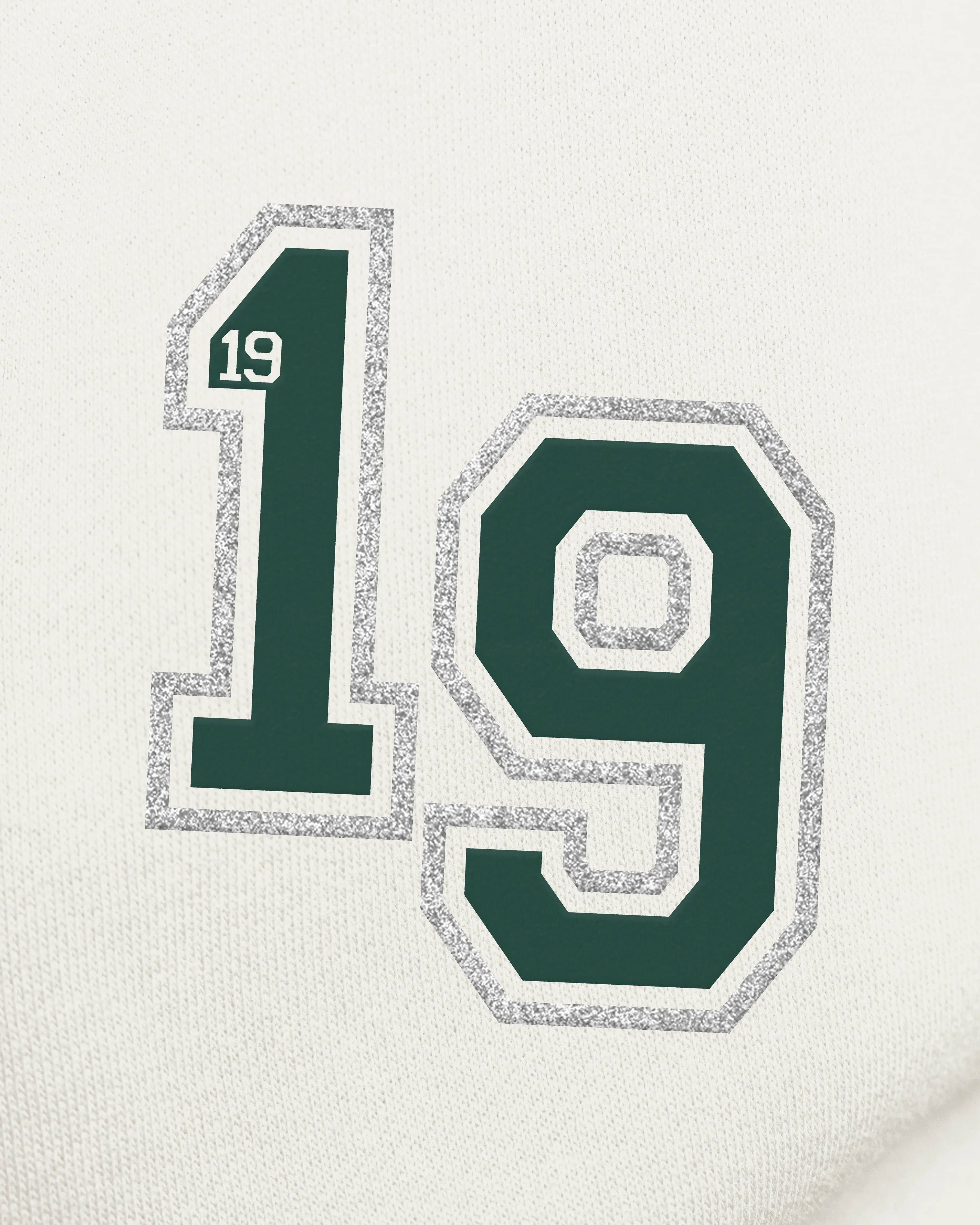 GREEN BAY PACKERS STONEY CLOVER LANE X '47 OVERSIZED GLITTER ARCH CREW WOMENS sold by 47 product image thumbnail 3