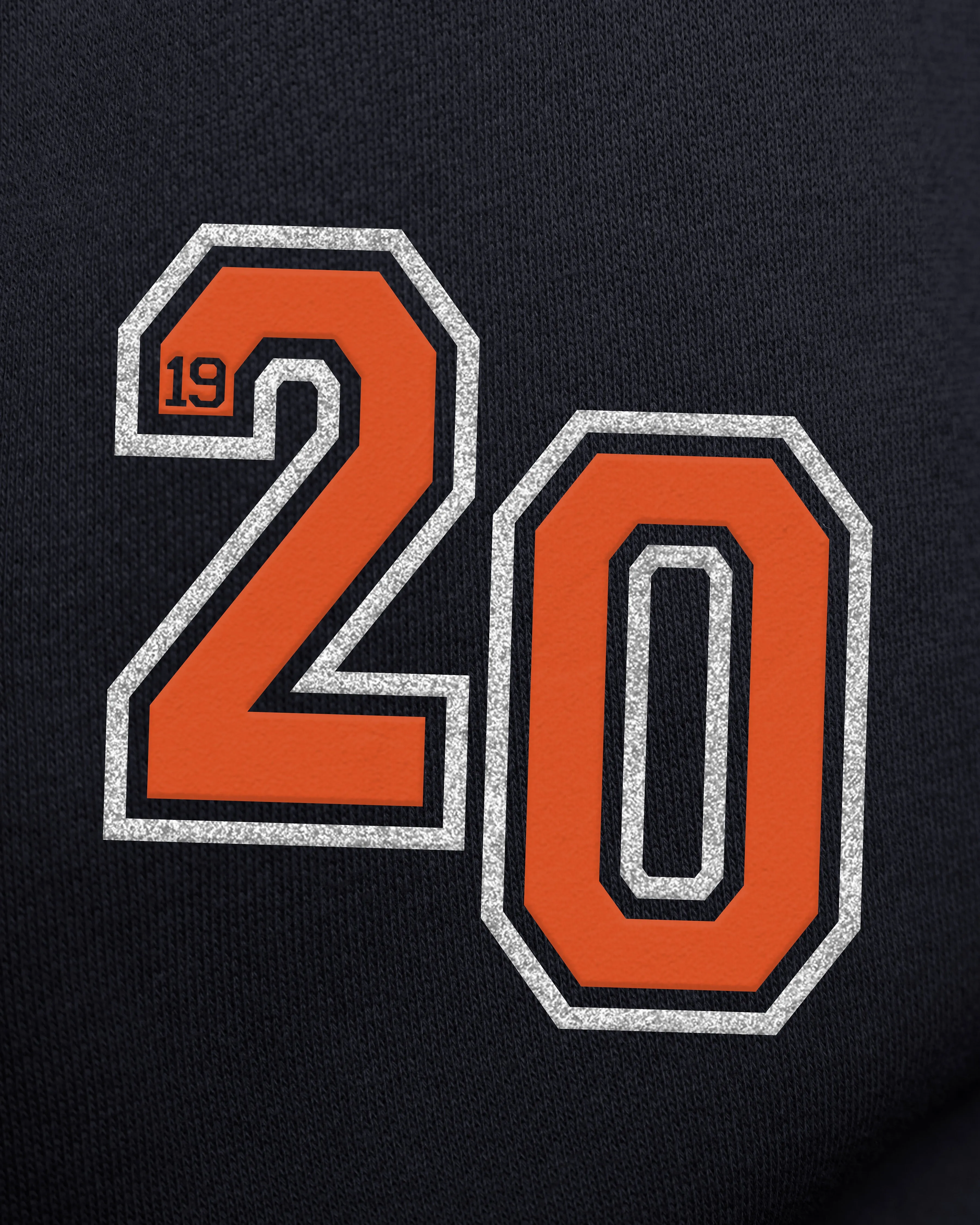 CHICAGO BEARS STONEY CLOVER LANE X '47 OVERSIZED GLITTER ARCH CREW WOMENS sold by 47 product image thumbnail 3