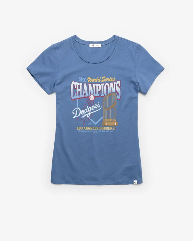LOS ANGELES DODGERS 2025 WORLD SERIES CHAMPIONS '47 FRANKIE TEE WOMENS sold by 47