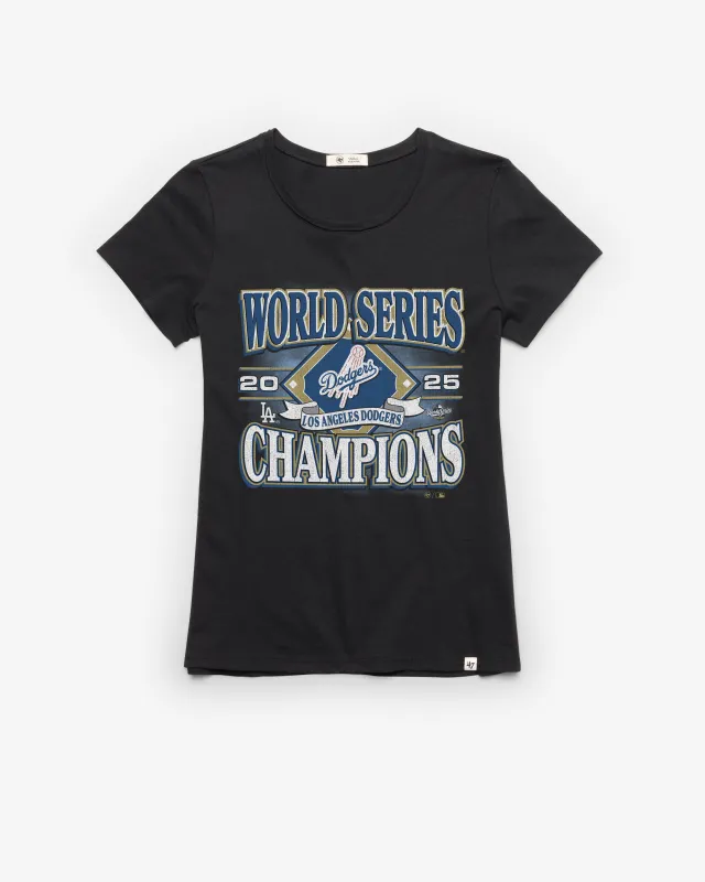 LOS ANGELES DODGERS 2025 WORLD SERIES CHAMPIONS '47 FRANKIE TEE WOMENS sold by 47
