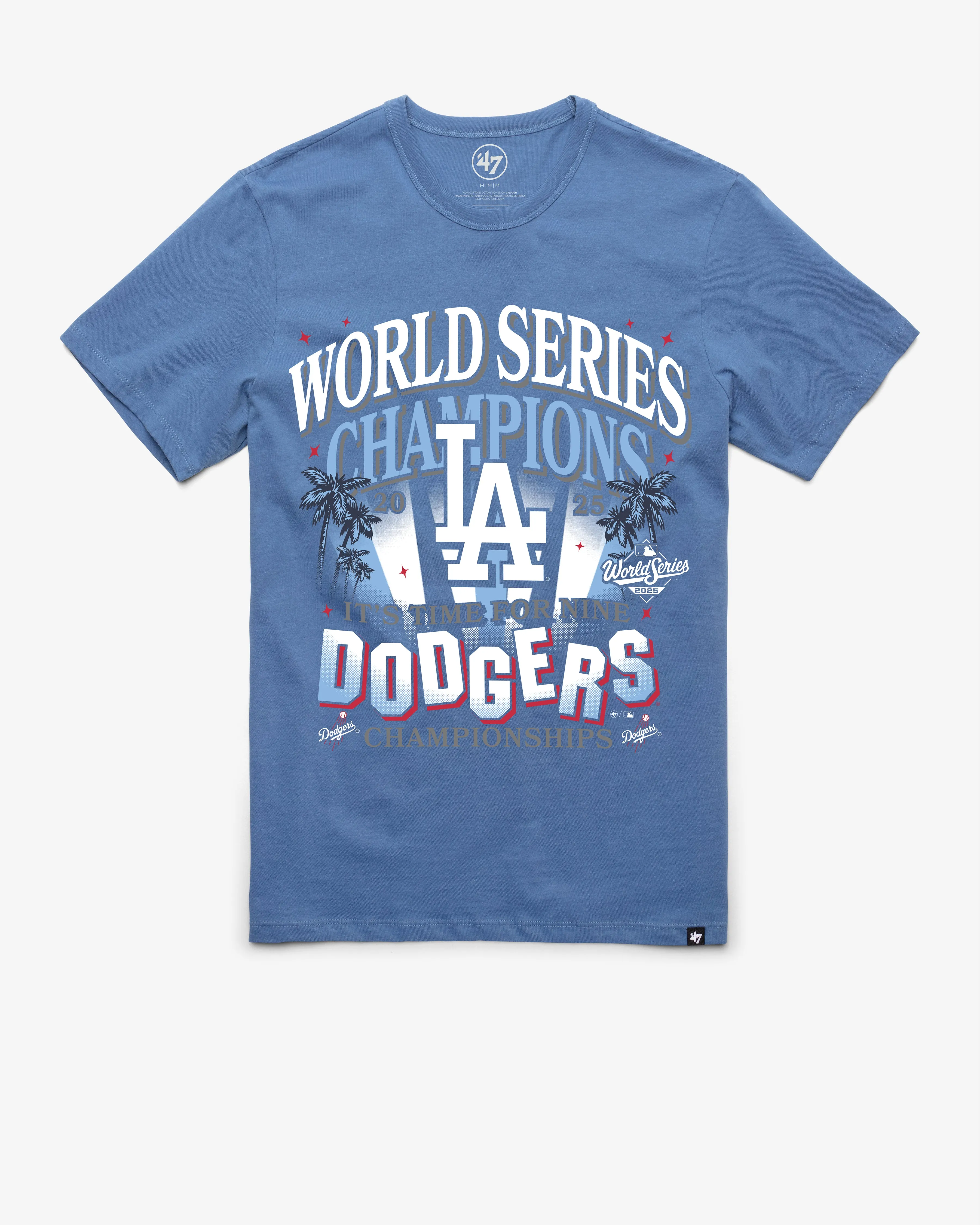 LOS ANGELES DODGERS 2025 WORLD SERIES CHAMPIONS '47 FRANKLIN TEE sold by 47