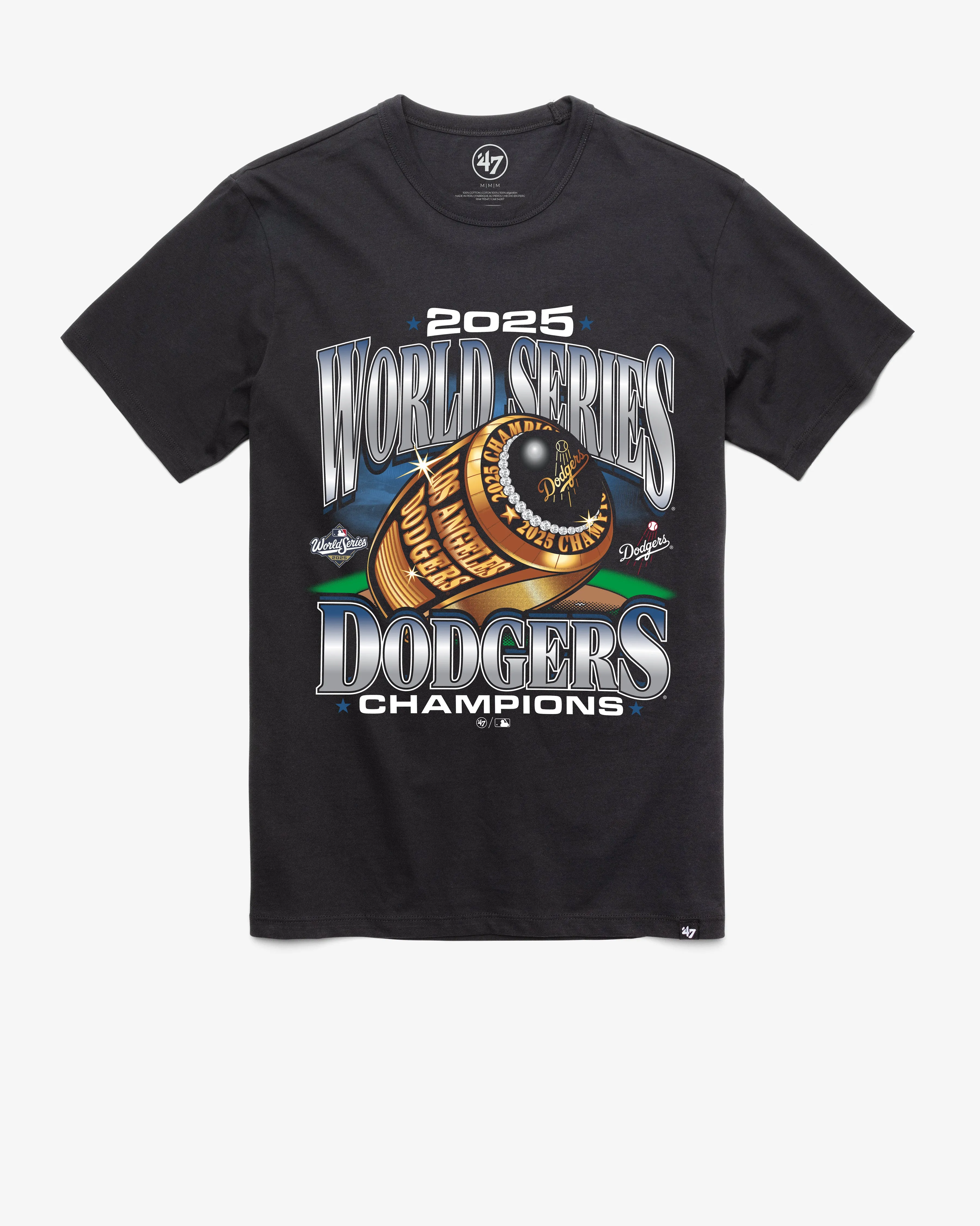 LOS ANGELES DODGERS 2025 WORLD SERIES CHAMPIONS '47 FRANKLIN TEE sold by 47