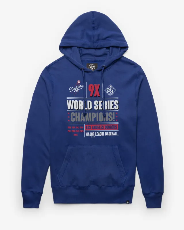 LOS ANGELES DODGERS 2025 WORLD SERIES CHAMPIONS '47 HEADLINE HOOD sold by 47