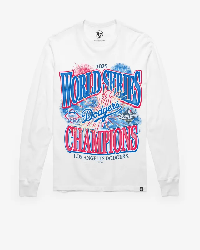 LOS ANGELES DODGERS 2025 WORLD SERIES CHAMPIONS '47 FRANKLIN LONG SLEEVE TEE made by 47