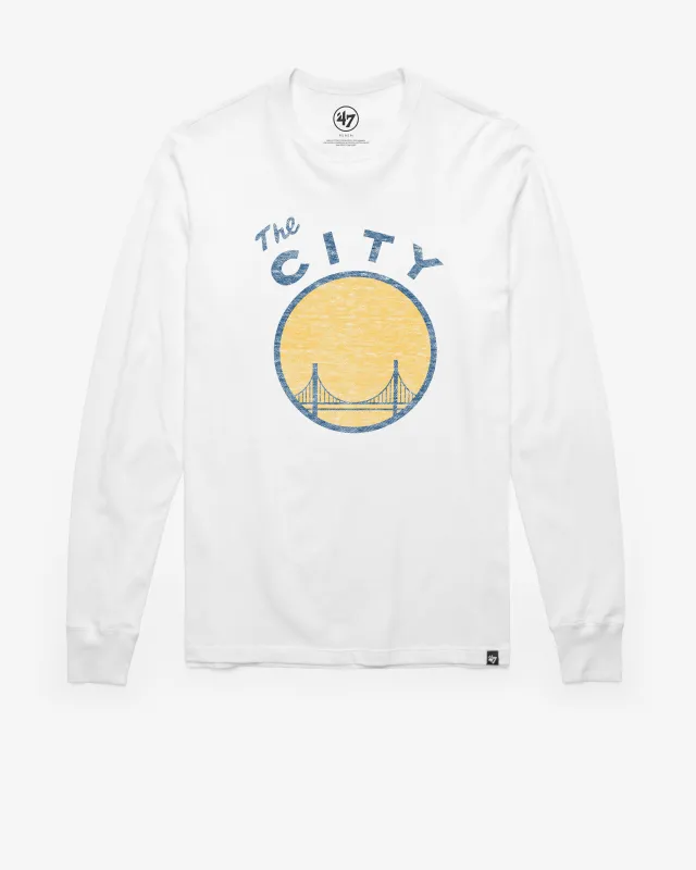 SAN FRANCISCO WARRIORS HARDWOOD CLASSICS PREMIER '47 FRANKLIN LONG SLEEVE TEE sold by 47