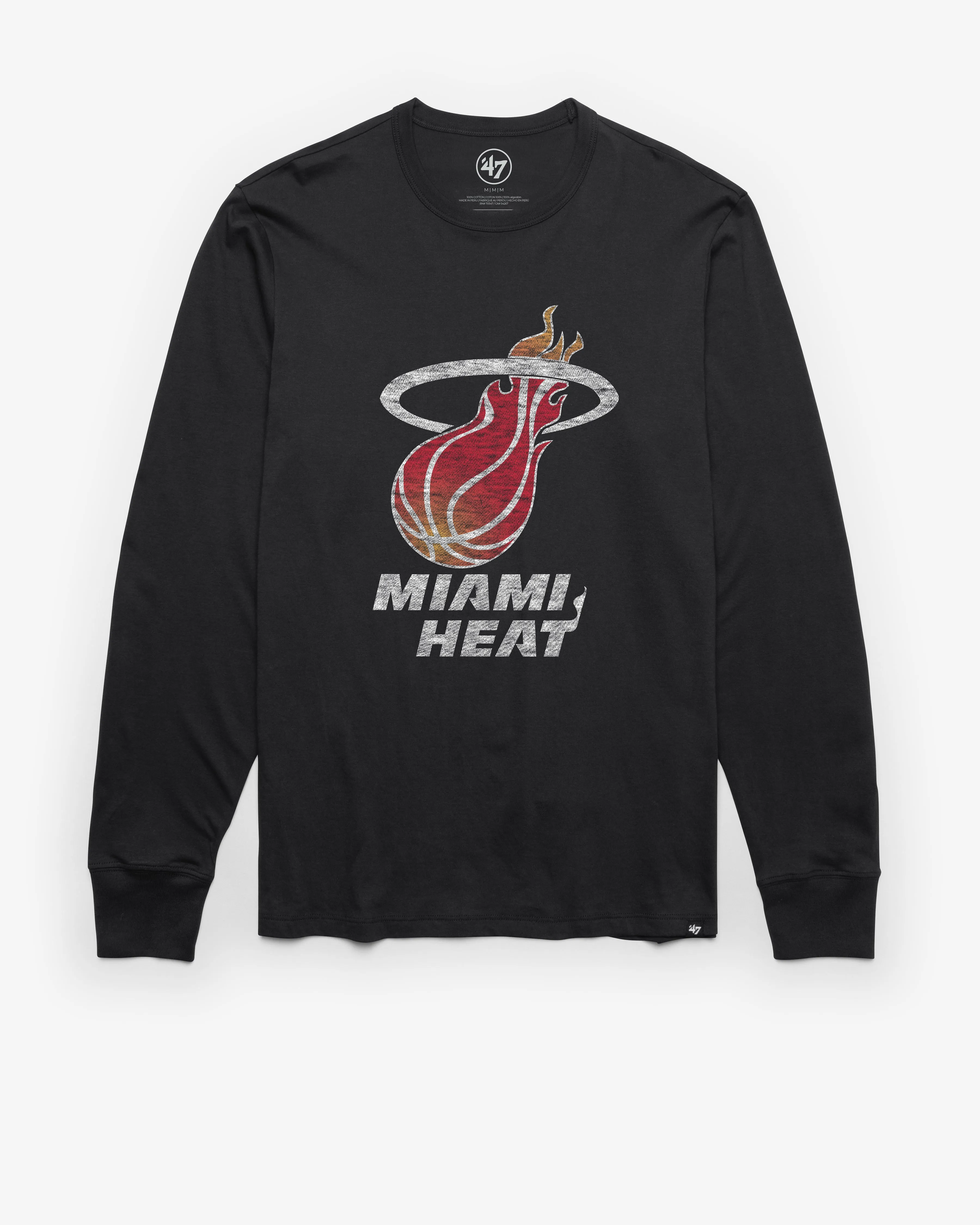 MIAMI HEAT HARDWOOD CLASSICS PREMIER '47 FRANKLIN LONG SLEEVE TEE sold by 47