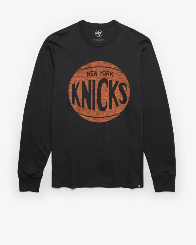 NEW YORK KNICKS HARDWOOD CLASSICS PREMIER '47 FRANKLIN LONG SLEEVE TEE sold by 47