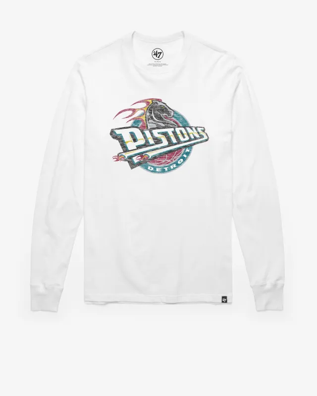 DETROIT PISTONS HARDWOOD CLASSICS PREMIER '47 FRANKLIN LONG SLEEVE TEE sold by 47