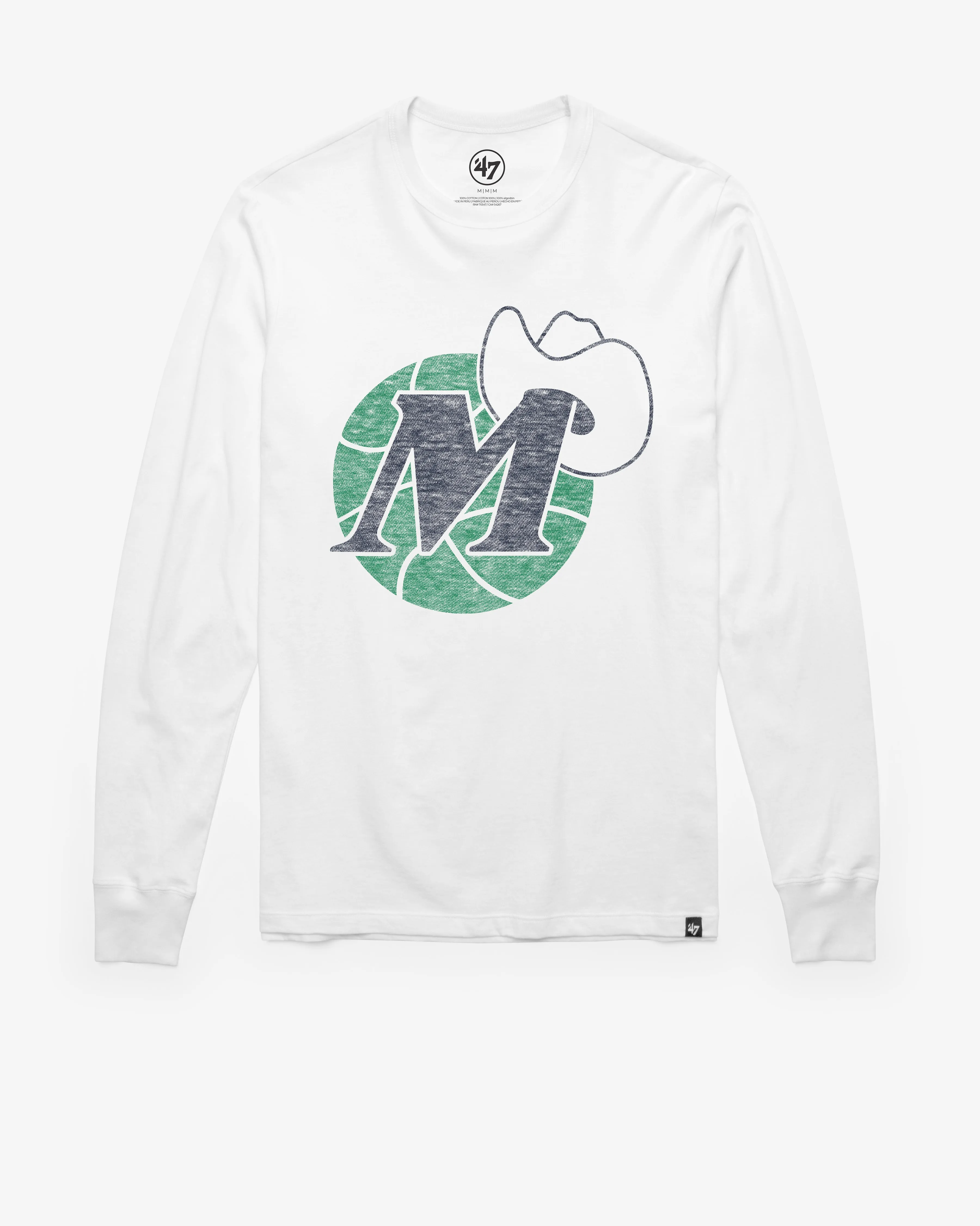 DALLAS MAVERICKS HARDWOOD CLASSICS PREMIER '47 FRANKLIN LONG SLEEVE TEE sold by 47
