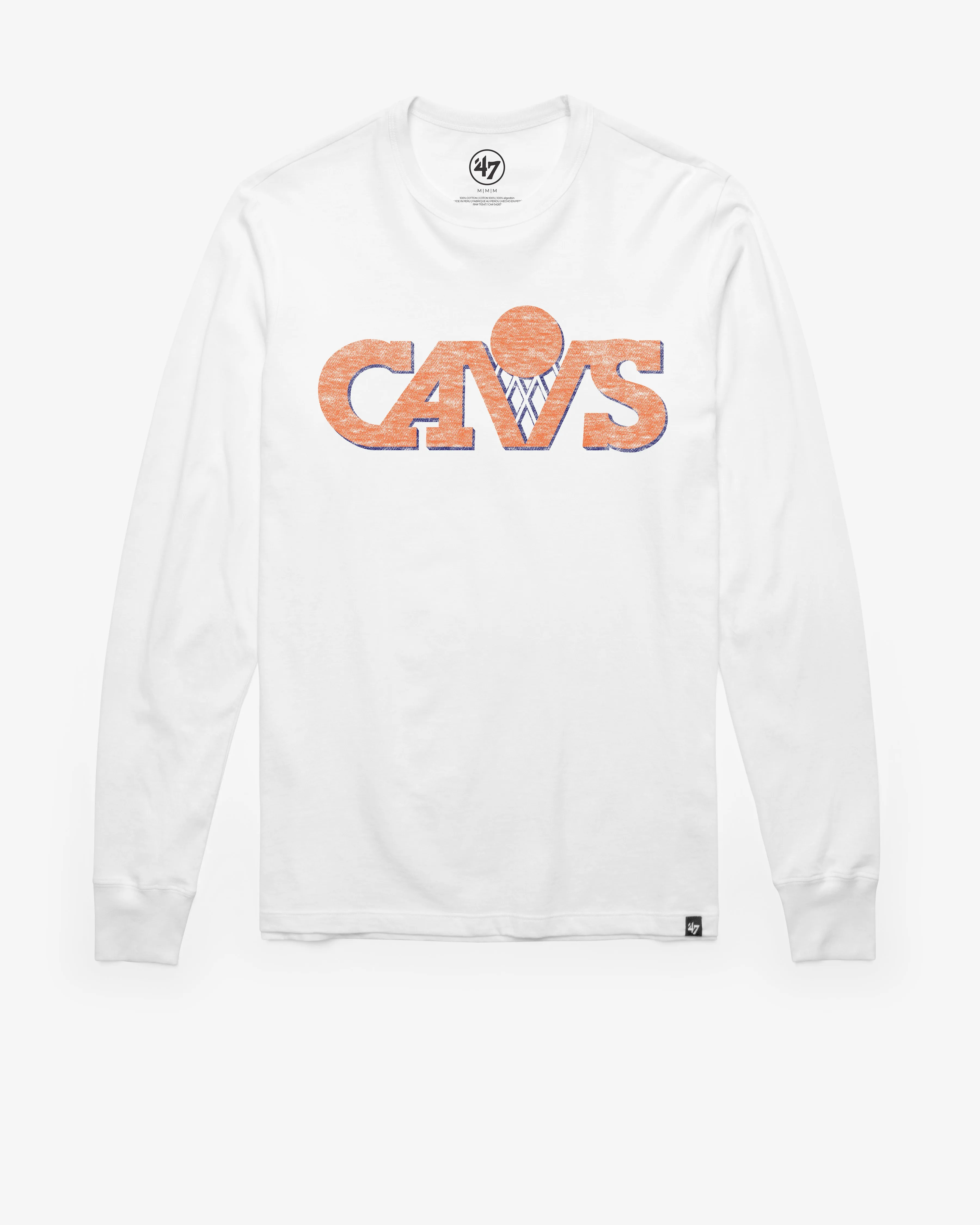 CLEVELAND CAVALIERS HARDWOOD CLASSICS PREMIER '47 FRANKLIN LONG SLEEVE TEE sold by 47