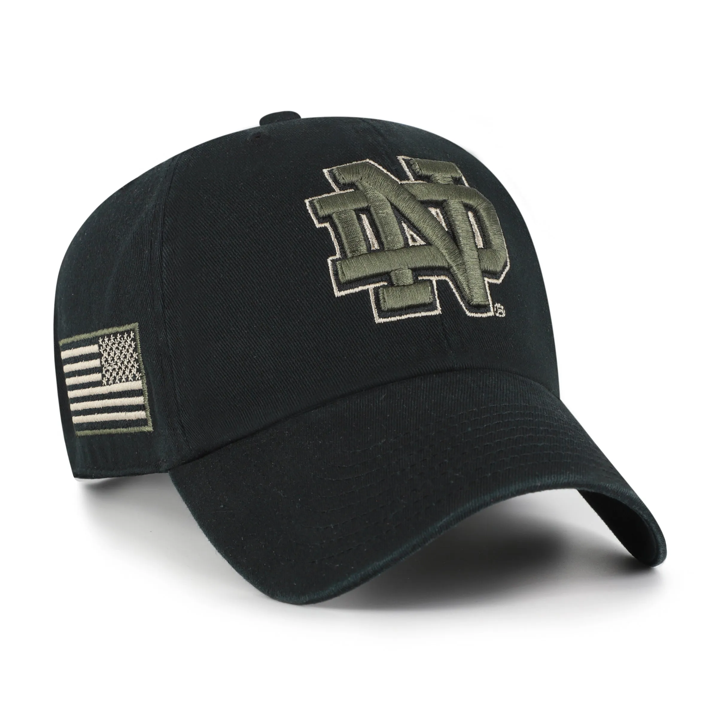 NOTRE DAME FIGHTING IRISH KHAKI ACCENTS '47 CLEAN UP sold by 47