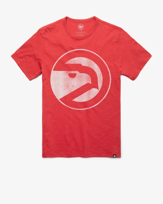 ATLANTA HAWKS HARDWOOD CLASSICS GRIT '47 SCRUM TEE sold by 47