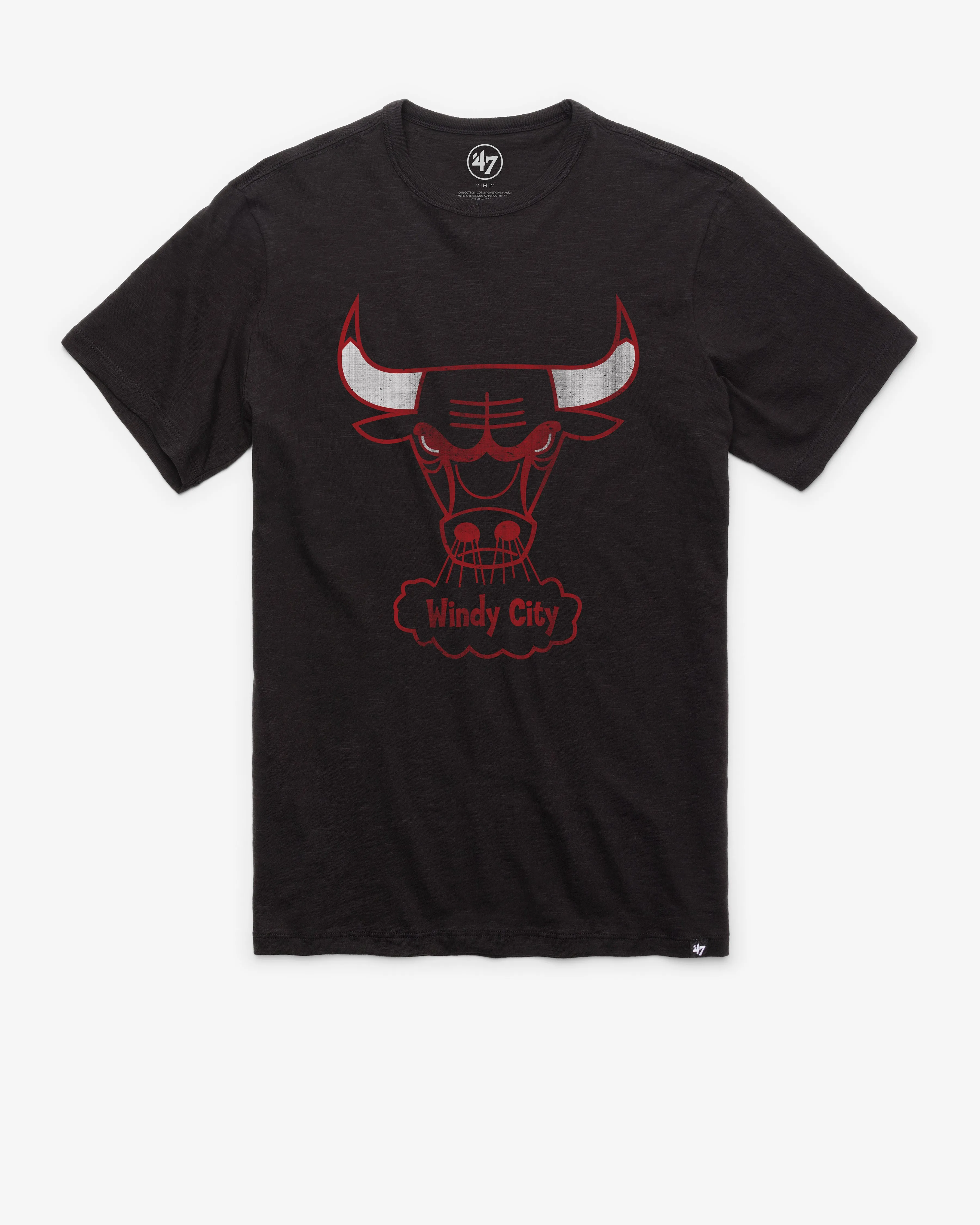 CHICAGO BULLS HARDWOOD CLASSICS GRIT '47 SCRUM TEE sold by 47