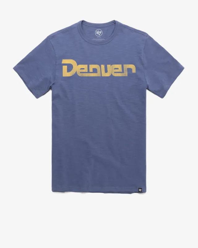 DENVER NUGGETS HARDWOOD CLASSICS GRIT WORDMARK '47 SCRUM TEE sold by 47