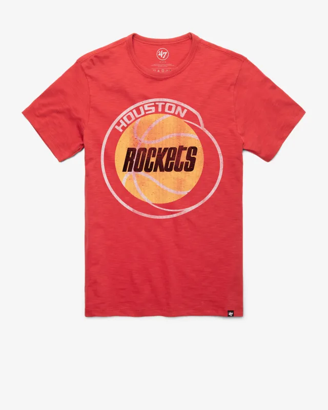 HOUSTON ROCKETS HARDWOOD CLASSICS GRIT '47 SCRUM TEE sold by 47