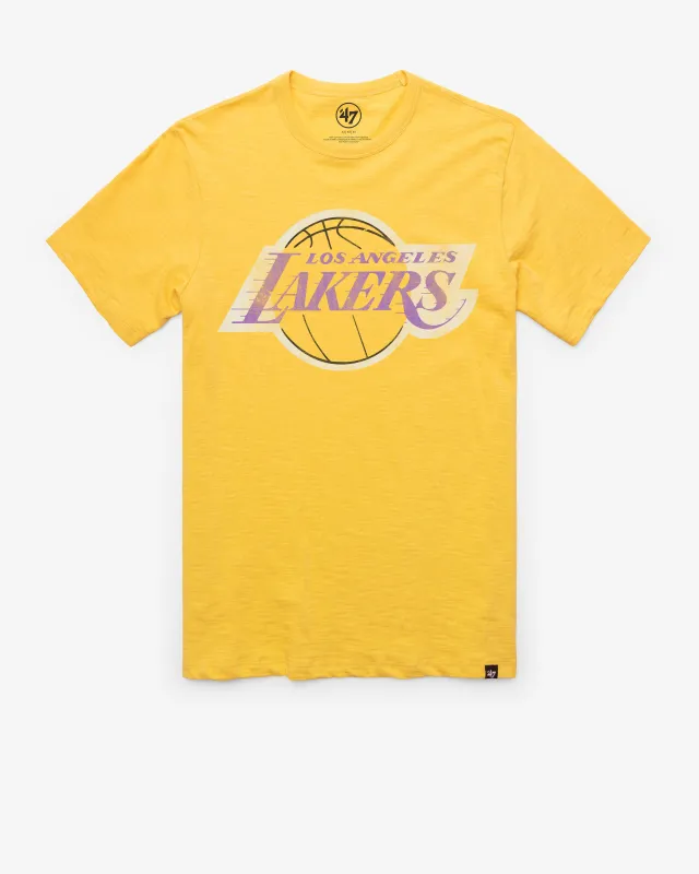 LOS ANGELES LAKERS HARDWOOD CLASSICS GRIT '47 SCRUM TEE sold by 47