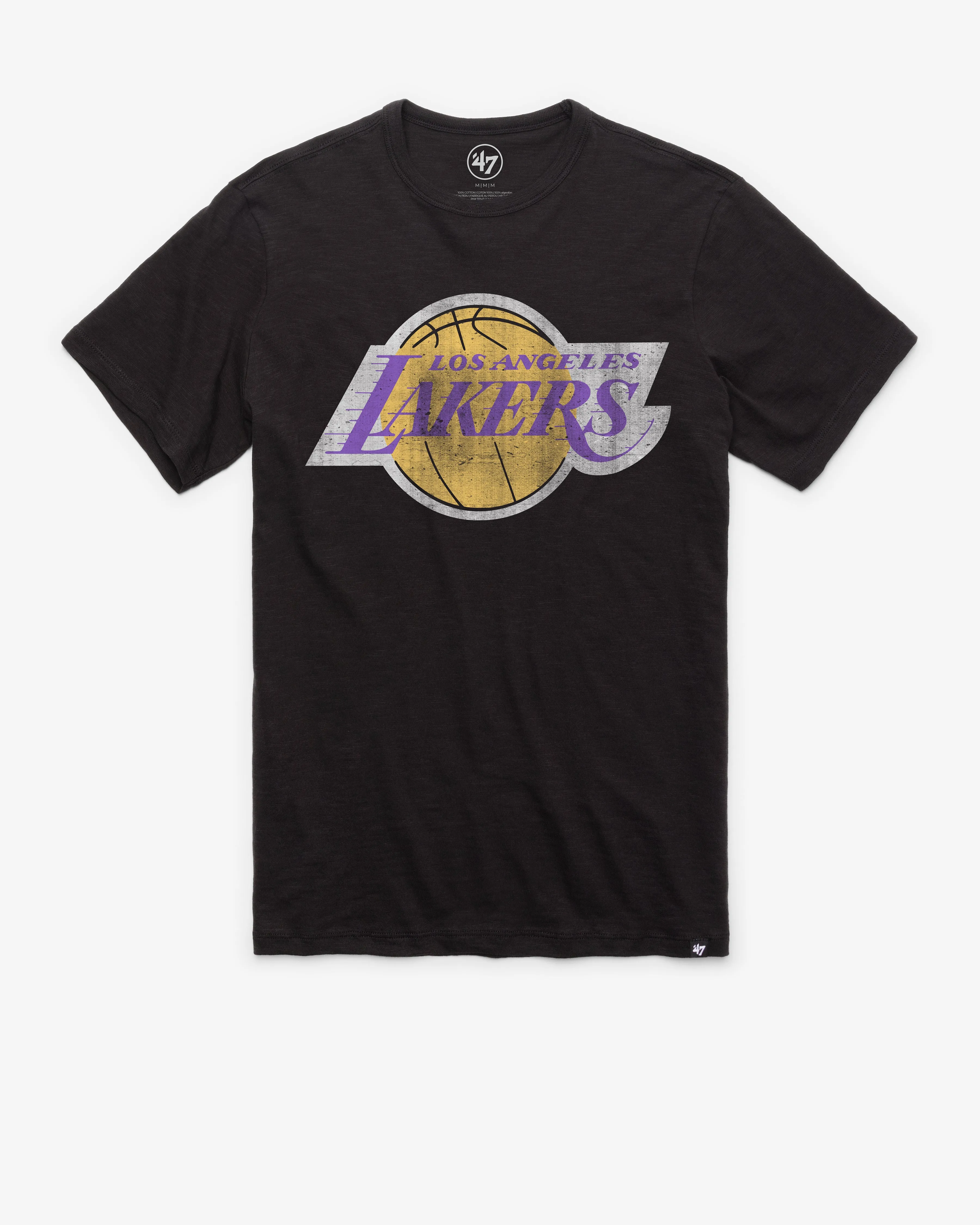 LOS ANGELES LAKERS HARDWOOD CLASSICS GRIT '47 SCRUM TEE sold by 47