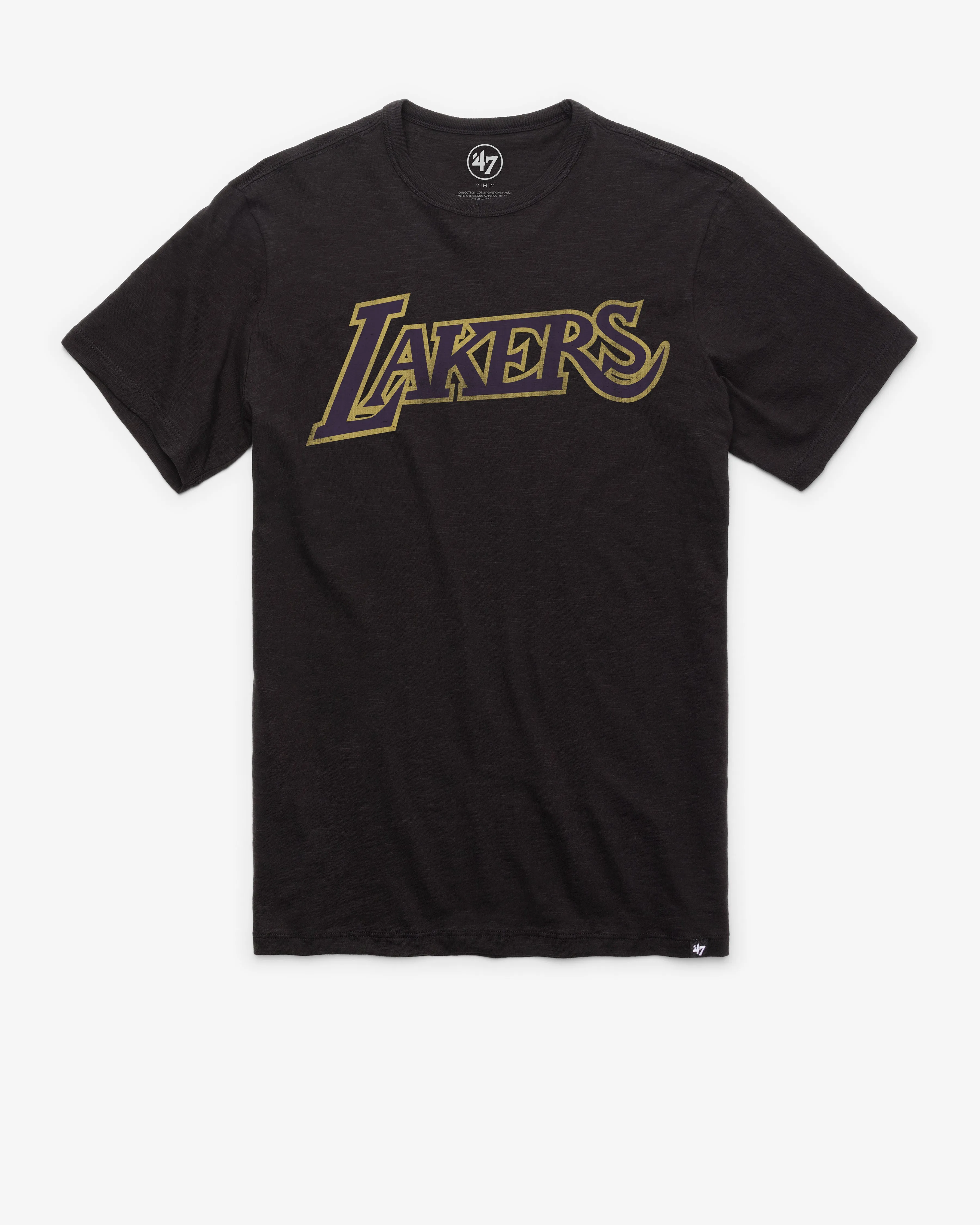 LOS ANGELES LAKERS HARDWOOD CLASSICS GRIT WORDMARK '47 SCRUM TEE sold by 47