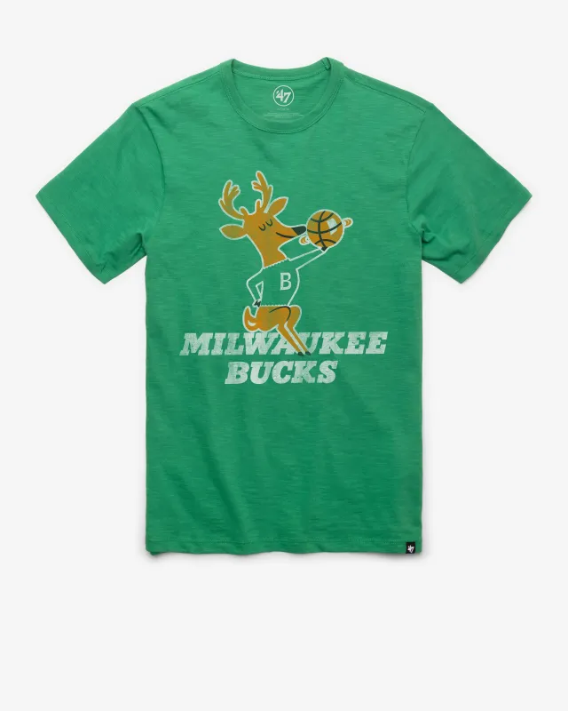 MILWAUKEE BUCKS HARDWOOD CLASSICS GRIT '47 SCRUM TEE sold by 47