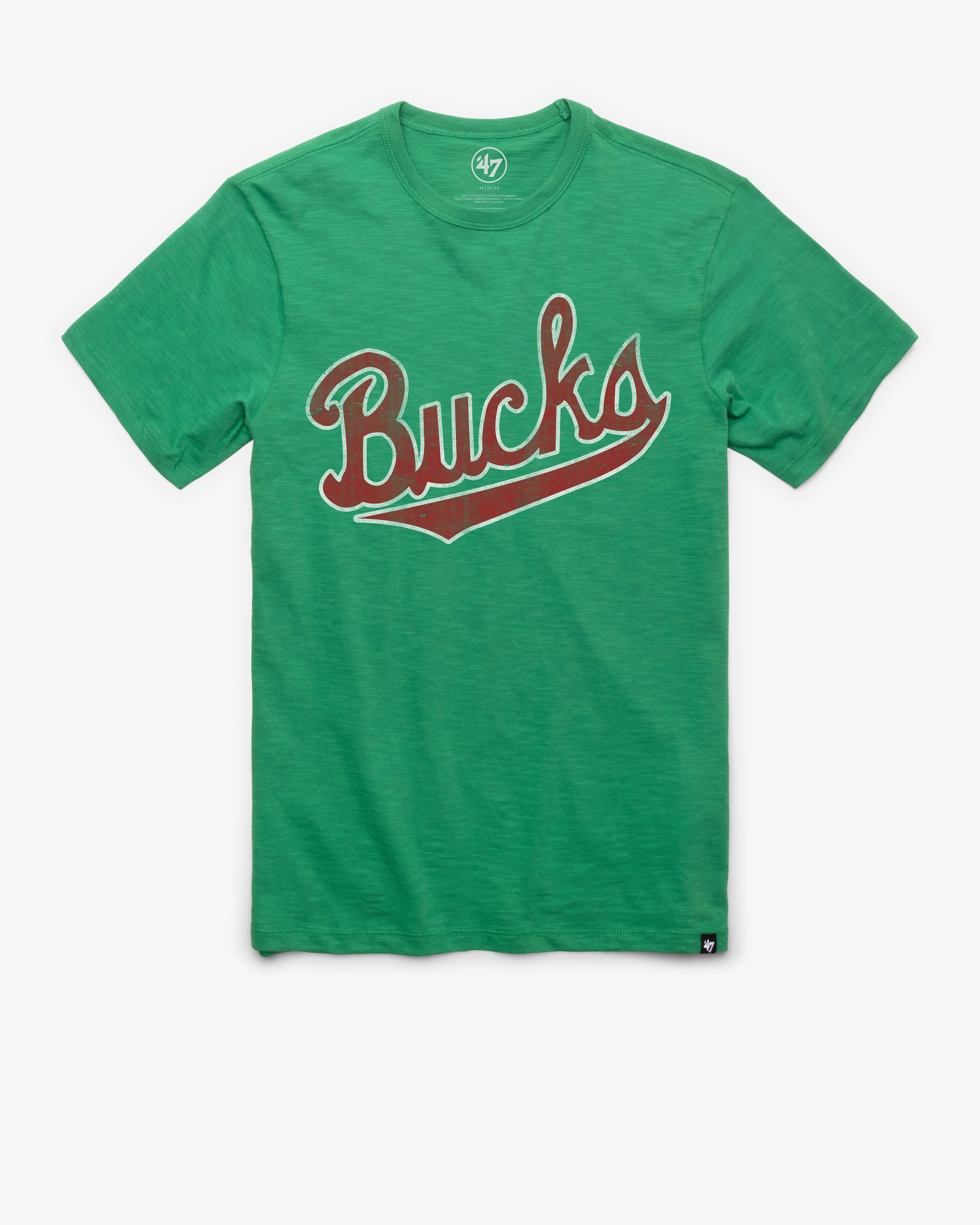 MILWAUKEE BUCKS HARDWOODS CLASSICS GRIT WORDMARK '47 SCRUM TEE sold by 47
