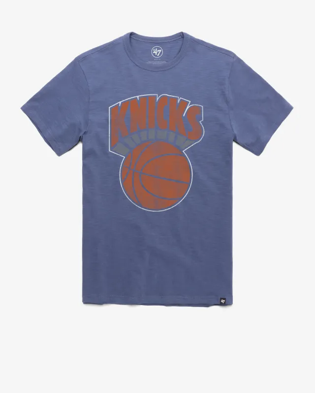 NEW YORK KNICKS HARDWOOD CLASSICS GRIT '47 SCRUM TEE sold by 47