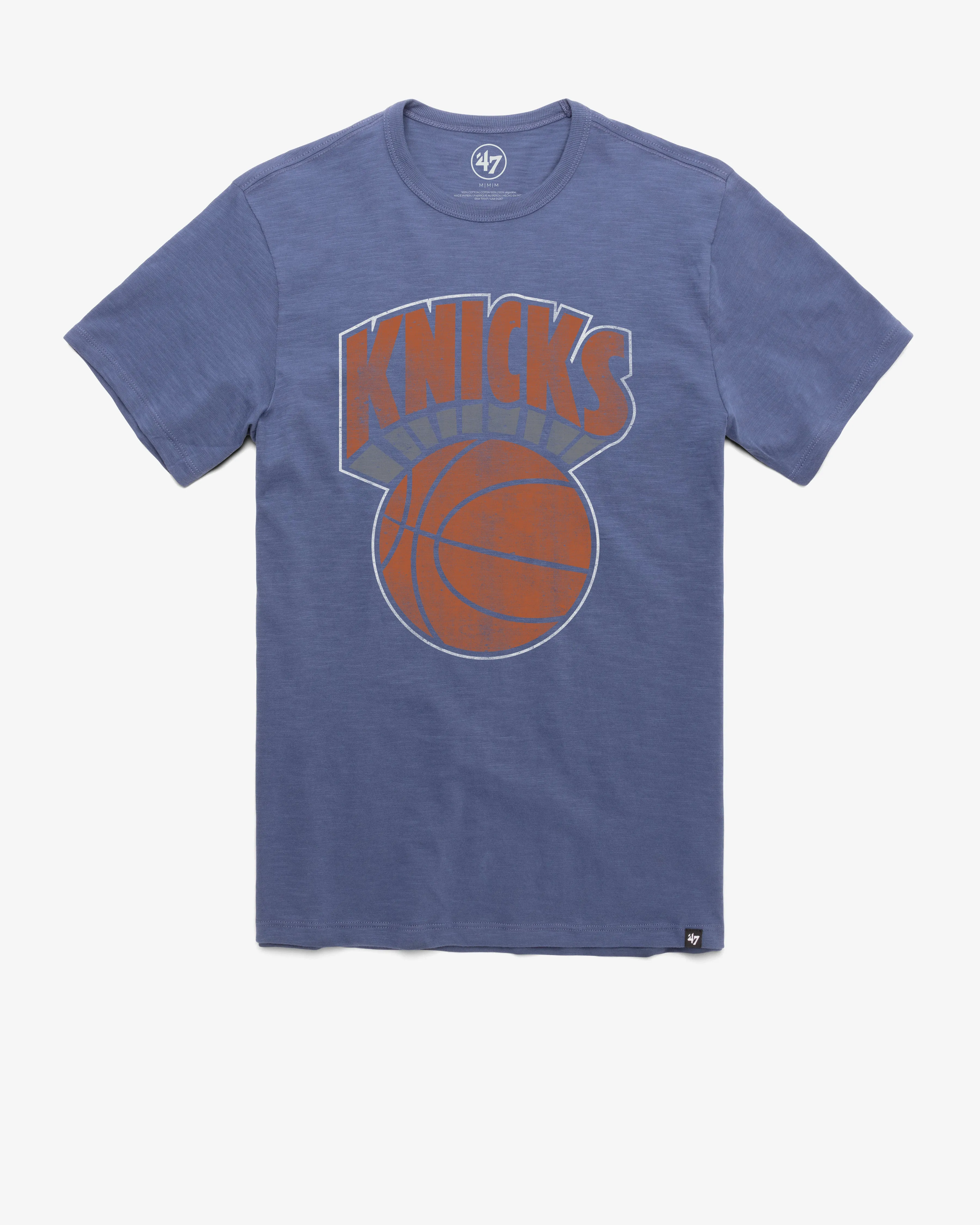 NEW YORK KNICKS HARDWOOD CLASSICS GRIT '47 SCRUM TEE sold by 47