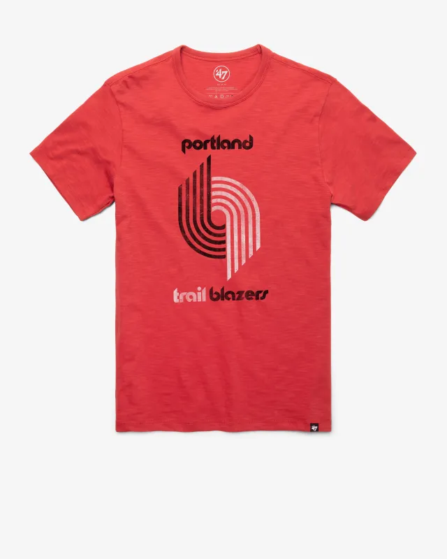 PORTLAND TRAILBLAZERS HARDWOOD CLASSICS GRIT '47 SCRUM TEE sold by 47