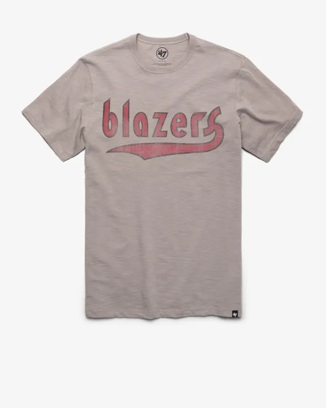 PORTLAND TRAILBLAZERS HARDWOOD CLASSICS GRIT WORDMARK '47 SCRUM TEE sold by 47
