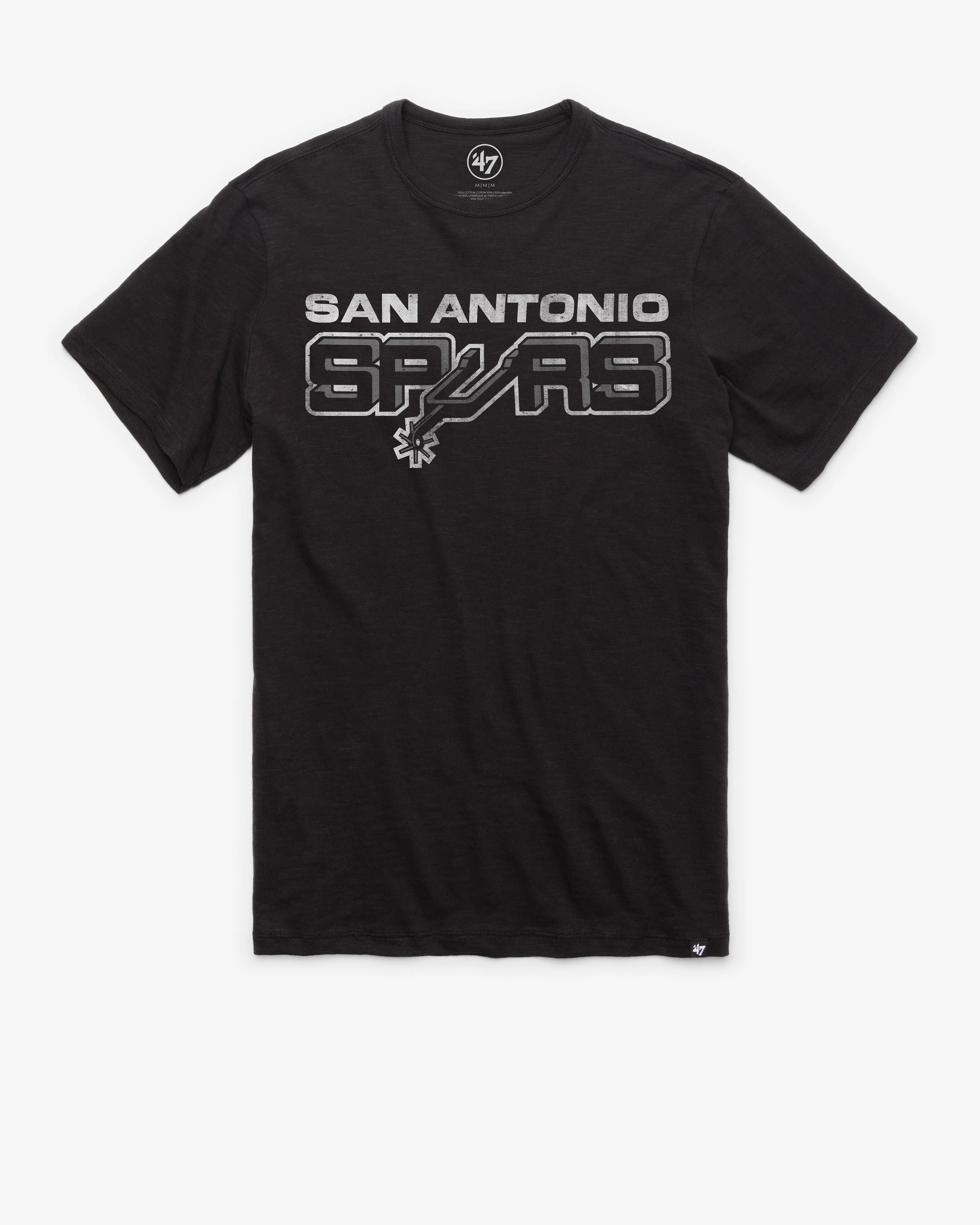 SAN ANTONIO SPURS HARDWOOD CLASSICS GRIT '47 SCRUM TEE sold by 47