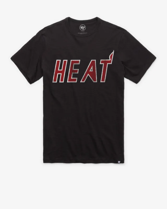 MIAMI HEAT HARDWOOD CLASSICS GRIT WORDMARK '47 SCRUM TEE sold by 47