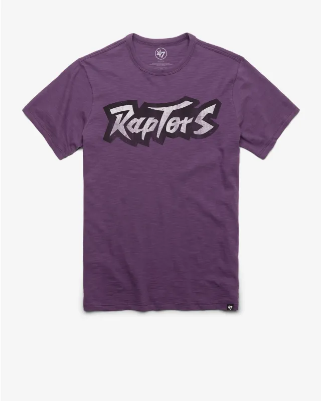 TORONTO RAPTORS HARDWOOD CLASSICS GRIT WORDMARK '47 SCRUM TEE sold by 47