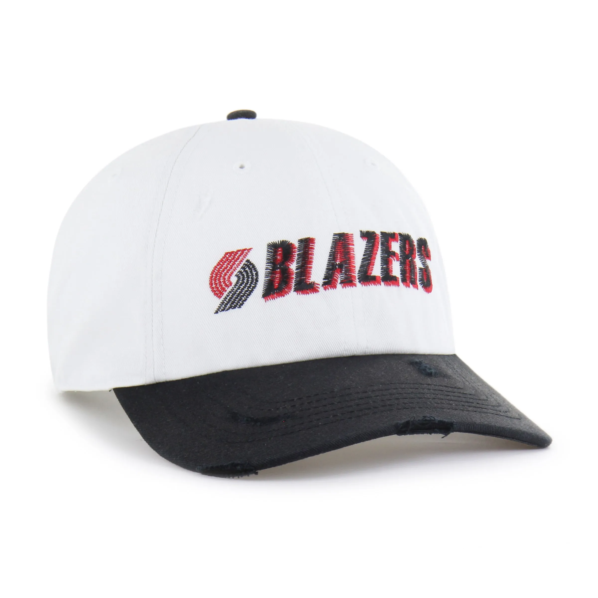 PORTLAND TRAILBLAZERS HARDWOOD CLASSICS WORN SCRIPT '47 CLEAN UP MF MID FIT sold by 47 product image thumbnail 3