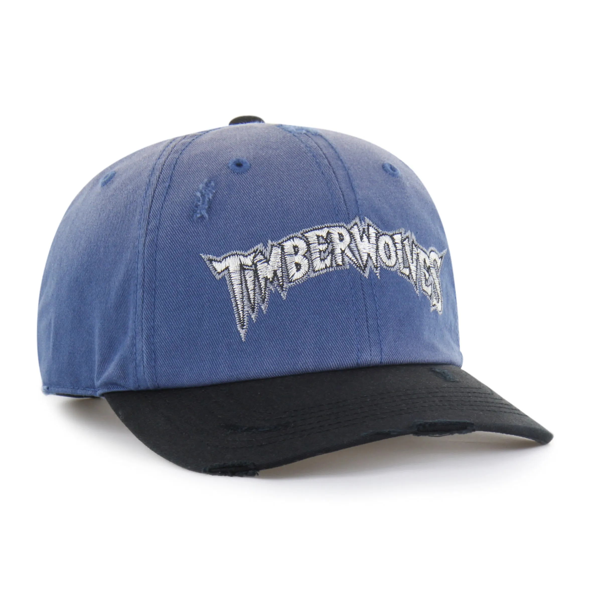 MINNESOTA TIMBERWOLVES HARDWOOD CLASSICS WORN SCRIPT '47 CLEAN UP MF MID FIT sold by 47 product image thumbnail 3